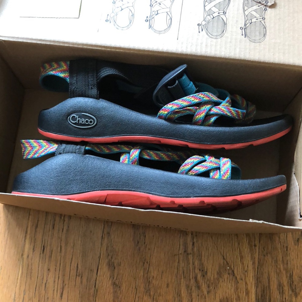 Women’s Chaco sandal in rainbow